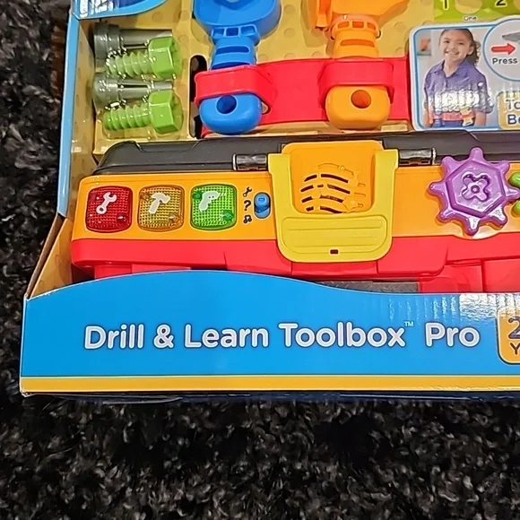 NWT Vtech Drill & Learn Toolbox - Picture 2 of 13